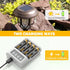 EBL 1.2V AA Rechargeable Batteries for Solar Lights, Pre-Charged 1300mAh, Pack of 12