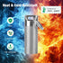 Opret Waterproof Titanium Pill Container with Keychain & Necklace - Mini Pill Holder for Travel