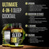 4-in-1 Sleep Aid (120 Caps) with Apigenin 50mg, Magnesium Glycinate 200mg, L Theanine 250mg & Valerian Root