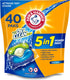 ARM & HAMMER plus OxiClean 5-in-1 Power Paks, 40 Count (Packaging may