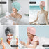 5 Pack Thicken Microfiber Hair Towel Wrap for Women - Quick Dry Hair Turban with ELASTIC LOOP DESIGN - 320GSM Coral