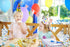 Finds Fit 4U Garbage Truck Party Favor Gift Bags for Garbage Truck Birthday Parties, Lunch Bags