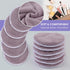 SUNLAND Reusable Makeup Remover Pads, 16 Pack Microfiber Face Cleansing Gloves, Washable with Laundry Bag (Round