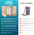 Set 4 JOYMOOP Mop and Bucket with Wringer, Flat Mops for Floor Cleaning, Wall Mop Cleaner with Long Handle, Hardwood