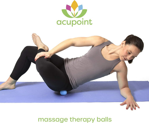 Set Acupoint Physical Massage Therapy Ball - Deep Tissue, Trigger Point & Myofascial Release - Lacrosse, Peanut, Spiky