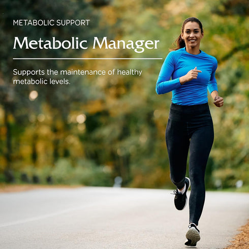 Vitanica Metabolic Manager - 120 Capsules - Herbal Supplement for Healthy Metabolic Response with Vitamin D