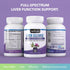 Liver Cleanse Plant-Based Formula - Vegan Supplement with Milk Thistle, Vitamin C, Zinc - 120 Capsules, No Fillers or