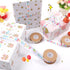 MAMUNU 3 Rolls Happy Birthday Ribbon, 3/5" and 1" Wide White Satin Polyester Ribbon for Gift Wrapping, 30 Yards