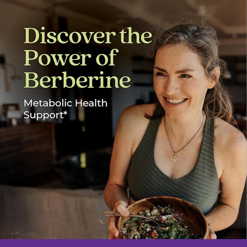 New Chapter Berberine Supplement, 1000 mg, 30x Concentrated Extract for Metabolic and Heart Health, 60 Count