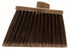 SPARTA Plastic Broom Head, Angled, Flagged for Small Debris, Indoor/Outdoor, 12 Inches, Brown