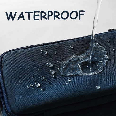 Mens Waterproof Toiletry Bag Organizer Travel Shaving Dopp Kit - Perfect Accessory Gift