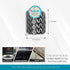 Skoy Scrub: 4-pack Reusable Non-Scratching Dish Scrubber for Kitchen and Household Cleaning, Dishwasher Safe