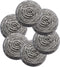 6Pcs Steel Wool Scrubbers, Flexible Pads for Cleaning Dishes, Pots, Pans, Grills, and Sinks
