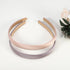 VOCOSTE 2 Pcs Solid Simple Satin Headbands, Fashion Hair Hoop for Women, Anti Slip Accessories, Champagne, Purple