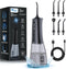 MOCEL Water Dental Flosser Cordless Teeth Cleaning with 5 Modes, 300ML Portable, USB C Rechargeable, IPX7 Waterproof