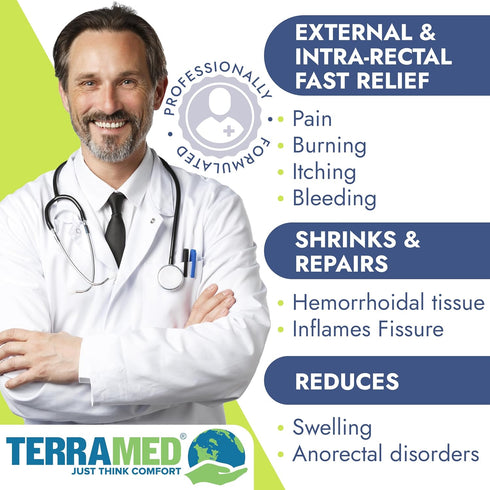 Hemorrhoid Treatment Ointment - 7 Pre-Filled Applicators for Fast Relief of Pain, Swelling, Discomfort & Itching