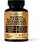120 Capsules Sea Moss 3000mg, Black Seed Oil 2000mg, Ashwagandha 1000mg, Turmeric 1000mg, Vegan