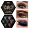 Black Smokey Eyeshadow Makeup Palette - Dark Glitter Shimmer Matte Palettes for Halloween Goth Make Up, 21 Colors