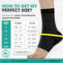 Modvel Foot & Ankle Brace Socks for Sprained Ankle Compression Sleeve, Plantar Fasciitis Relief Brace for Men & Women
