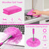 15PCS Microfiber Feather Duster Set with 100-inch Extension Pole, Bendable & Washable Dusters for High Ceiling Cleaning