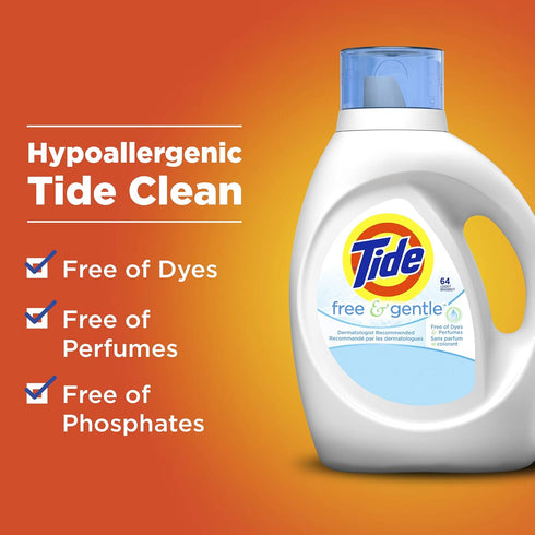PGC41823, 1 Tide, Free & Gentle Detergent, / Bottle