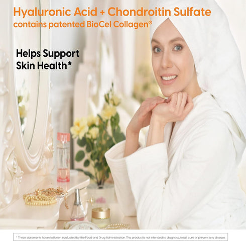 Doctor's Best Hyaluronic Acid 60 Caps, Non-GMO, Gluten Free, Soy Free, Chondroitin Sulfate, Joint Support