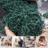 VGOODALL 2LB Green Crinkle Cut Paper, Shredded Confetti for Gift Basket Filling Holiday Box Wrapping