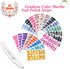 JERCLITY 20 Sheets Candy Color Marbling Nail Polish Strips with Nail File for DIY Nail Art Manicure Kit