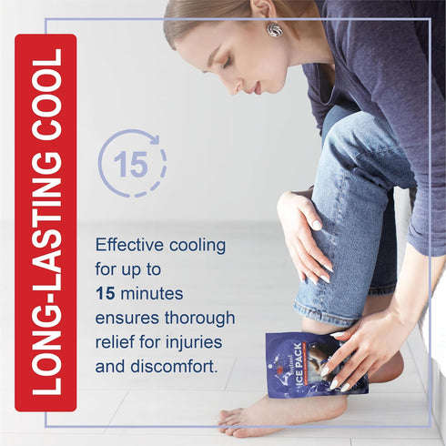 Instant Ice Cold Packs - 30 Individual Packs (7”x5”) for Pain Relief and Inflammation