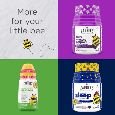 Zarbee's Children's Calm Gummy - Supports Calm Mind & Body for Kids 5+, 30 Gummies