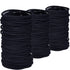 TecUnite 200 Pieces No-metal Hair Elastics - Bulk Rubber Bands for Women