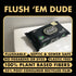 DUDE Wipes Flushable Wipes - 3 Pack, 144 Wipes - Shea Butter Smooth with Vitamin E & Aloe