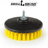Cleaning Supplies - Threaded 5-inch Commercial Scrub Brush for Electric, Pneumatic Polishers
