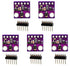 5pcs GY-MAX30102 MAX30102 Heart Rate Click Pulse Oximetry Sensor Module for Arduino (Purple Board)