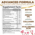 Hair Vitamins for Women, Ultra Strength 5000mcg Biotin Collagen & More - Premium Hair Growth, Skin, Nails & Keratin Support Supplement, Infused with Argan Oil & Hyaluronic Acid, Non-GMO - 60 Softgels