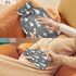 miaozhen 2L Gray and White Tree and Stars Travel hot Water Bottle with Soft Cover Warm Compress for Menstrual Cramps
