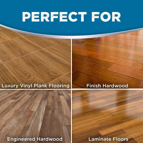 Weiman Hardwood Floor Cleaner and Polish Restorer Combo - 2 Pack, Natural Shine, Removes Scratches
