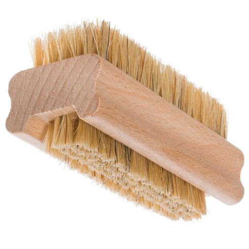 Redecker Natural Pig Bristle Nail Brush, Untreated Beechwood Handle, 3-3/4-Inches