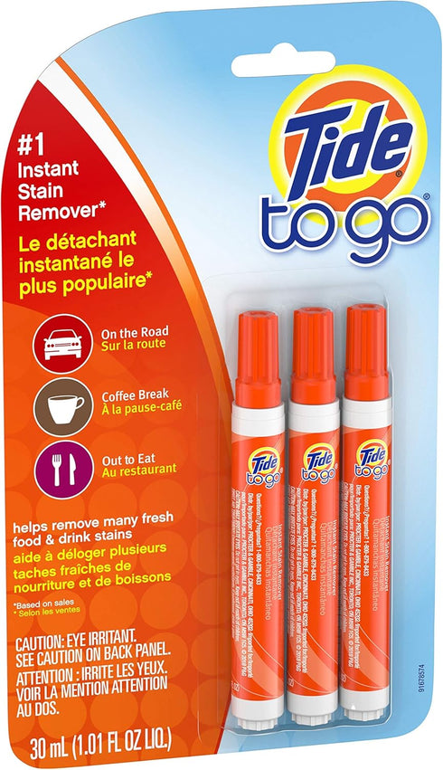 Pen,Pack 9 Tide to Go Instant Stain Remover Liquid