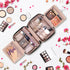Travel Toiletry Bag for Women, Portable Makeup Organizer with Hanging Hook, 3 in 1 Packing Organizer for Accessories,