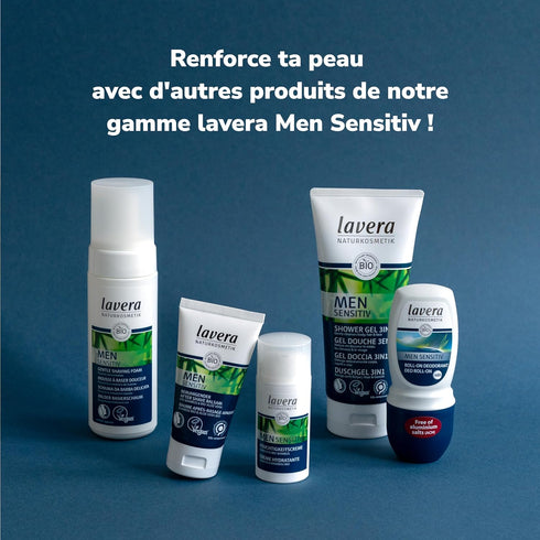 Lavera Natural Daily Moisturizer for Men, Anti-Aging & Anti-Wrinkle, Long Lasting Moisturization - Sensitive Skin