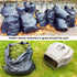 Dualplex 45 Gallon Black Trash Bags, 1.5 Mil, 50 Bags Per Case, 40" X 46"