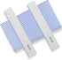 Nail Files 50pcs, 80/80 Grit for Acrylic Nails, Professional Double Sided Jumbo Zebra File
