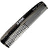Kent R7TG Graphite Double Tooth Hair Pocket Comb, Small Fine/Wide Tooth Comb for Men, Women, and Kids