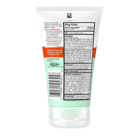 Neutrogena Oil-Free Acne Stress Control Power-Clear Scrub, 2% Salicylic Acid, 4.2 fl. oz