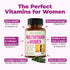 Multivitamin for Women - Daily Vitamins for Energy, Mood, Hair, Skin, Nails - Liquid Caps