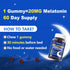 Melatonin 20mg Gummies for Adults, Sugar Free Extra Strength with L-Theanine, Magnesium, Ashwagandha, Turmeric, D3 &