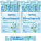 Mouthwash Travel Size, Alcohol-Free Mouthwash, Portable, Fresh Breath, Mini Packets, Ice Mint,