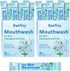 Mouthwash Travel Size, Alcohol-Free Mouthwash, Portable, Fresh Breath, Mini Packets, Ice Mint,