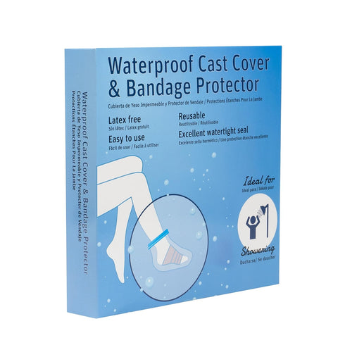 Waterproof Leg Cast Cover for Shower - Watertight Foot Protector for Foot & Ankle